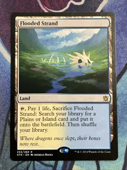 MTG 2014 Khans of Tarkir: Flooded Strand (233/269) LP - Image 3