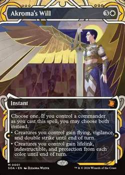 Akroma's Will Secrets of Strixhaven: Mystical Archive #0001 MYTHIC - Image 1