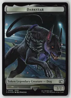 FINAL FANTASY #19 // 20 Angelo // Darkstar Double-Sided Token Foil - Image 2