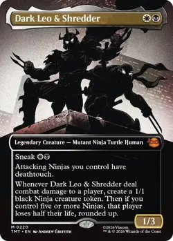 MTG Dark Leo & Shredder (Borderless) - 220 / English / Near Mint - Image 1