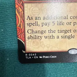Magic: The Gathering Redirect Lightning 0343 Rare English (TLA) MTG - Image 3