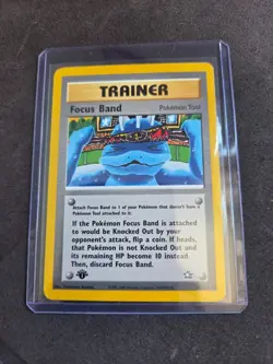 Pokemon Focus Band Neo Genesis 86/111 1st Edition Rare Trainer 2000 English - Image 1