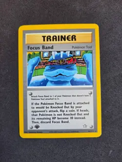 Pokemon Focus Band Neo Genesis 86/111 1st Edition Rare Trainer 2000 English - Image 2