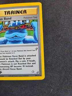 Pokemon Focus Band Neo Genesis 86/111 1st Edition Rare Trainer 2000 English - Image 5