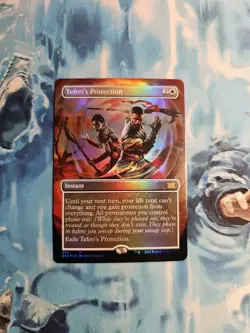 MTG Double Masters 2022 Teferis Protection Borderless Foil - Image 1