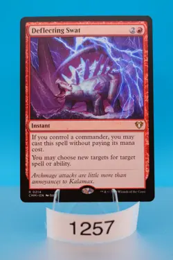 MTG Deflecting Swat Commander Masters Regular #214 - Image 1