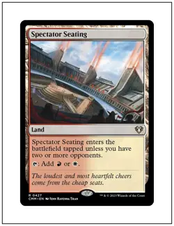 1x Spectator Seating, Commander Masters, Magic MTG NM - Image 1