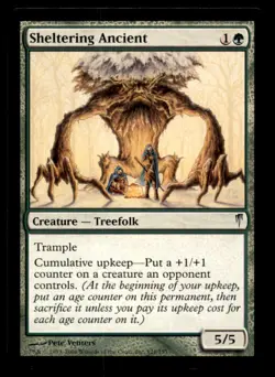 MTG Sheltering Ancient LP Light Play Coldsnap [1498] - Image 1