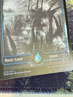 🎉 Shifted Foil Layer - Island - MTG Magic the Gathering Oddity Error Misprint - Image 2