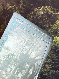 🎉 Shifted Foil Layer - Island - MTG Magic the Gathering Oddity Error Misprint - Image 3