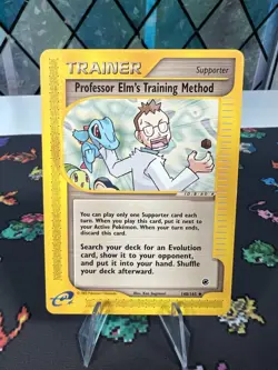 Professor Elm’s Training Method #148 Expedition 2002 148/165 E-Reader Pokemon - Image 1