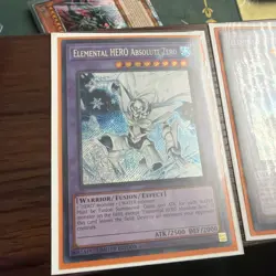 ELEMENTAL HERO ABSOLUTE ZERO - 1ST ED - SECRET RARE - NM - BLC1-EN004 YUGIOH! - Image 1
