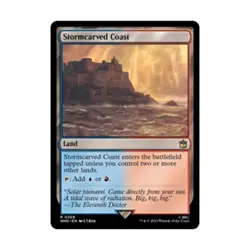 WOTC Universes Beyond: Doctor Who Stormcarved Coast (R) (Foil) NM - Image 1