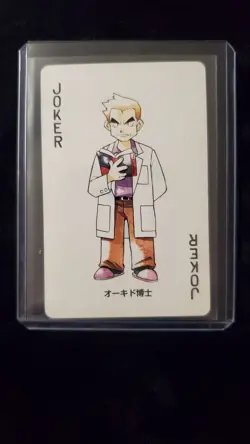 ​Vintage 1996 Pokemon Japanese Poker Trump Cards Yellow Deck Lot of 4 Oak Joker - Image 3