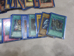 Yugioh Trading Cards Game Lot Of 100 Cards In Green Tin 1996 - Image 2