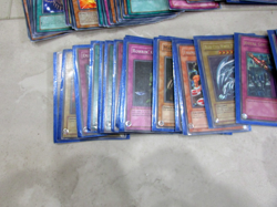 Yugioh Trading Cards Game Lot Of 100 Cards In Green Tin 1996 - Image 4
