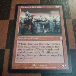 Mtg Dwarven Recruiter LP/NM Odyssey #186/350 Magic Card - Image 2