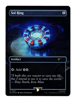 MTG SLD Marvel Sol Ring FOIL Unplayed NM - Image 1