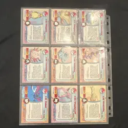 1999 Topps Pokemon TCG TV Animation 1st Print Blue Logo 22-Card Lot Near-Mint - Image 2