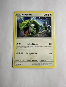 Pokemon TCG Rayquaza Guardians Rising 106/145 Regular Rare Card - Image 1
