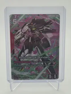 Bandai Gundam War TCG Providence Gundam Unit Foil Card G003-033 LR English - Image 1