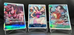 Boa Hancock 3card set ONE PIECE Card Game OP13-051 R Promo Japanese TCG good C - Image 1