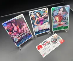 Boa Hancock 3card set ONE PIECE Card Game OP13-051 R Promo Japanese TCG good C - Image 3