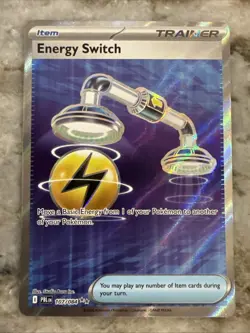 Energy Switch Trainer 107/084 Pitch Black English Pokemon Card NM/M - Image 1