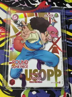 Round1 X One Piece Card Game OP11-003 Usopp Character Card - Image 1