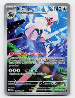 Silvally Illustration Rare ME05: Pitch Black 095/084 Pokemon TCG - Image 1