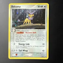Pokemon TCG Delcatty EX Legend Maker Cosmos Holo Card 4/92 Rare - Image 1