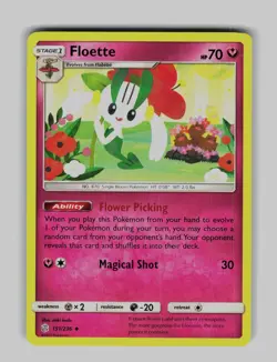Floette 151/236 Uncommon Cosmic Eclipse Pokemon Near Mint - Image 1