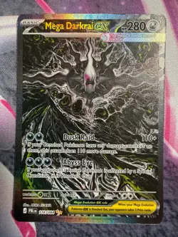 Mega Darkrai ex 116/084 Special Illustration Rare Pitch Black Pokemon Holo NM - Image 1