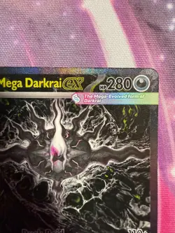 Mega Darkrai ex 116/084 Special Illustration Rare Pitch Black Pokemon Holo NM - Image 3