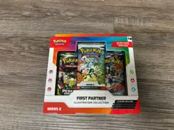 Pokemon First Partner Illustration Collection Box Series 2 Two Sealed In Hand - Image 1