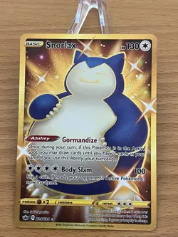 Pokemon TCG Snorlax 224/198 Chilling Reign Gold Secret Rare Holo - Image 1