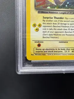 Pokemon Rocket Dark Raichu 83/82 Holo Secret Rare 💎 PSA 7 🌀PERFECT SWIRL🌀 - Image 4