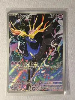 Xerneas 91/86 Illustration Rare Holo Chaos Rising Pokemon TCG Card NM - Image 1