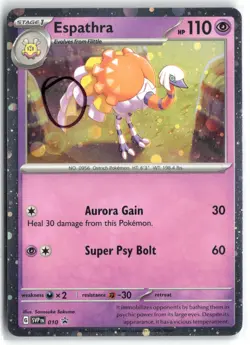 Espathra (Cosmos Holo) 010 Scarlet & Violet Promo Pokemon Near Mint - SWIRL💫✨ - Image 1