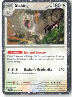 Slaking (Cosmos Holo) 162/193 Rare Pokemon NM - SWIRL💫✨ - Image 1