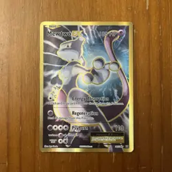 Pokemon Mewtwo EX 103/108 Evolutions Ultra Rare Full Art Holo Basic 180 HP - Image 1