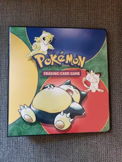 Vintage Pokemon Binder Empty Wizards Of The Coast WOTC Snorlax 1999 - Image 1