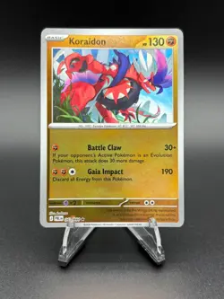 Koraidon 047/084 - Reverse Holo Me:05 Pitch Black Pokemon TCG NM - Image 1