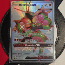 Buzzword GX SV68 Pokemon HIDDEN Fates Shiny Full Art - Image 1