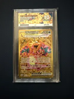 Pokemon TCG Obsidian Flames Charizard EX 228/197 Ace 10 Gem Mint - Image 1