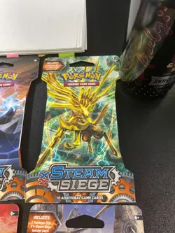Pokemon xy steam siege booster packs🔥4 pack art set🔥 - Image 5