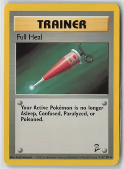 Full Heal 82/102 Uncommon Base Set Unlimited Pokemon Near Mint - Image 1