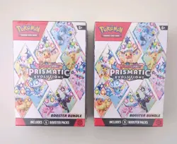 Two Pokemon TCG Prismatic Evolutions Booster Bundles Sealed x2 - Image 1