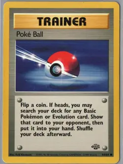 Poke Ball 64/64 Common Jungle Pokemon Unlimited Moderately Played - Image 1
