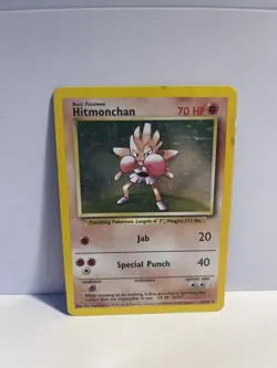 Hitmonchan Pokemon Base Set Holo 1999 7/102 - Image 1